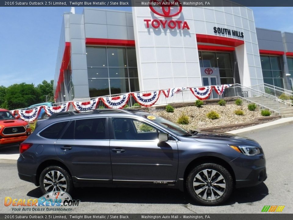 2016 Subaru Outback 2.5i Limited Twilight Blue Metallic / Slate Black Photo #2