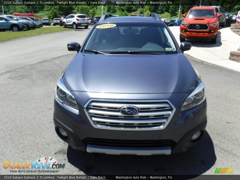 2016 Subaru Outback 2.5i Limited Twilight Blue Metallic / Slate Black Photo #4