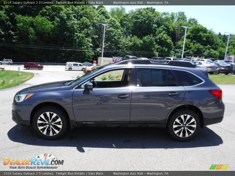 2016 Subaru Outback 2.5i Limited Twilight Blue Metallic / Slate Black Photo #6