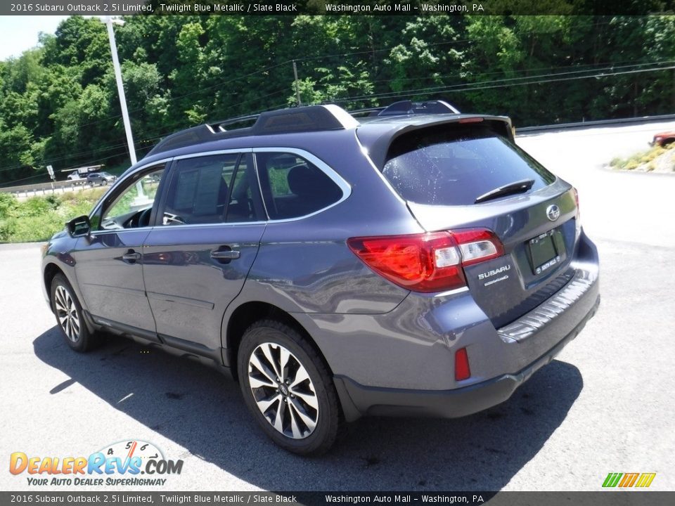 2016 Subaru Outback 2.5i Limited Twilight Blue Metallic / Slate Black Photo #7