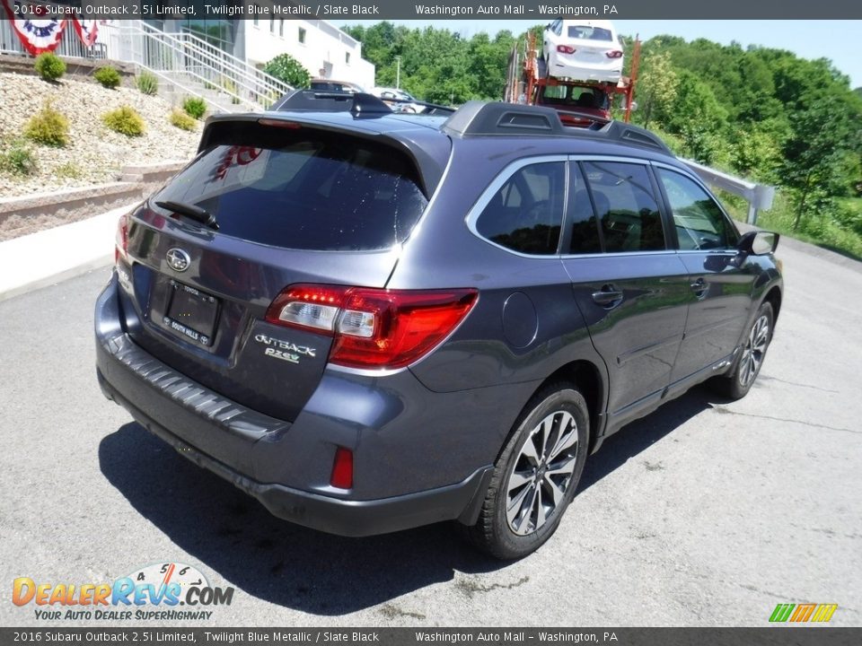 2016 Subaru Outback 2.5i Limited Twilight Blue Metallic / Slate Black Photo #11