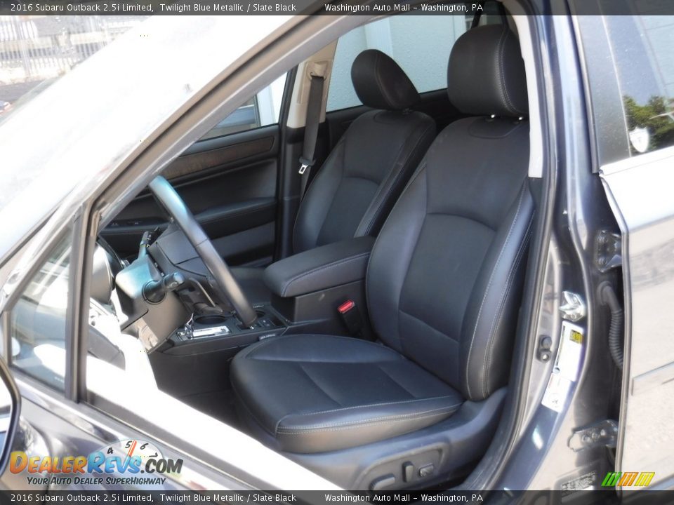 2016 Subaru Outback 2.5i Limited Twilight Blue Metallic / Slate Black Photo #13