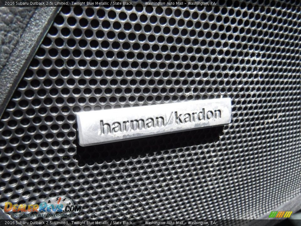 2016 Subaru Outback 2.5i Limited Twilight Blue Metallic / Slate Black Photo #15