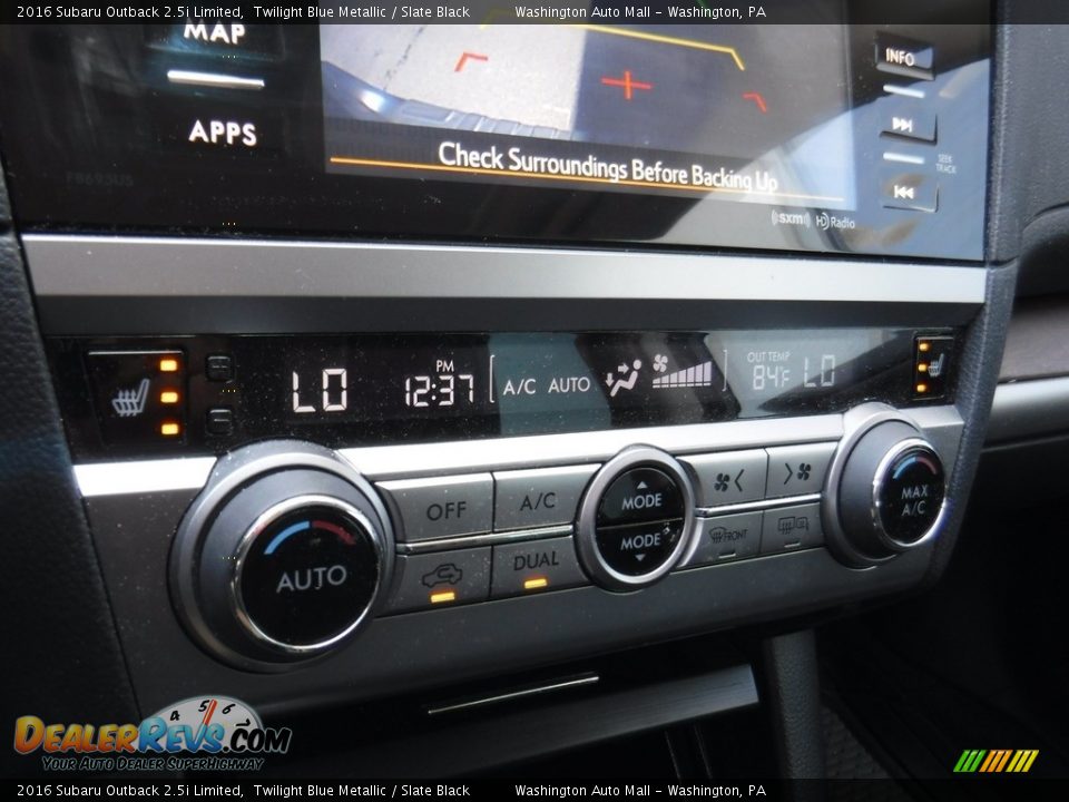 2016 Subaru Outback 2.5i Limited Twilight Blue Metallic / Slate Black Photo #18