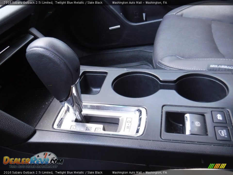 2016 Subaru Outback 2.5i Limited Twilight Blue Metallic / Slate Black Photo #19