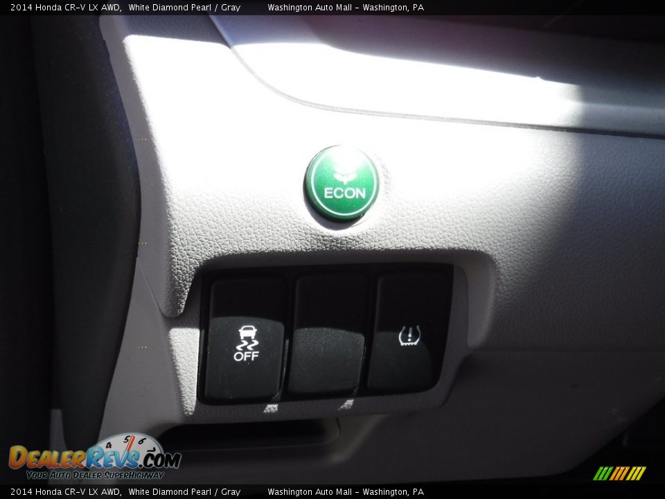 2014 Honda CR-V LX AWD White Diamond Pearl / Gray Photo #13