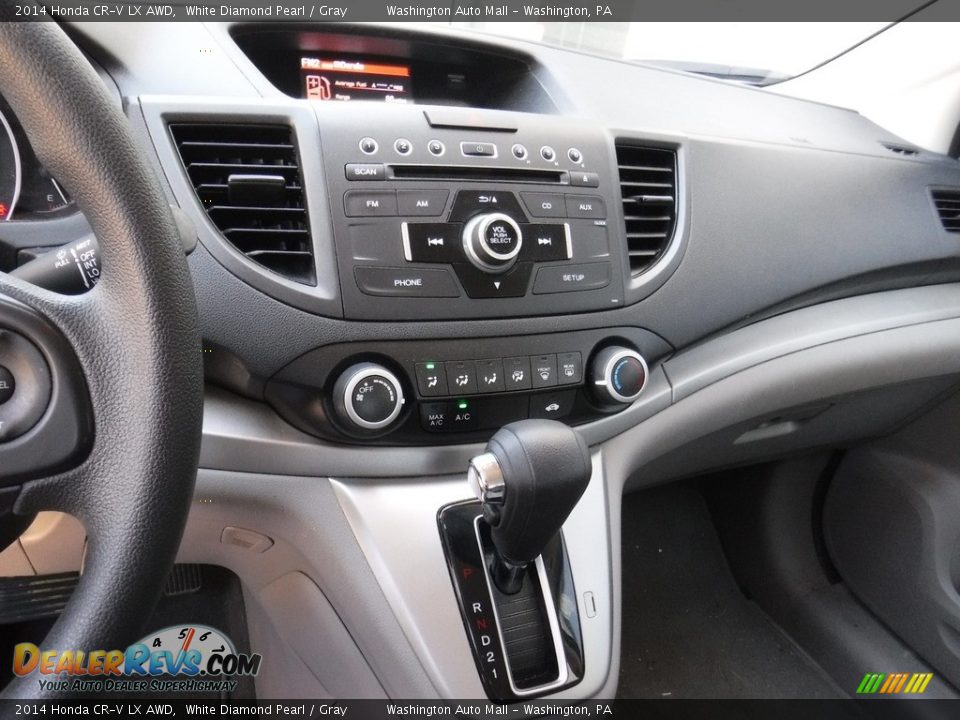 2014 Honda CR-V LX AWD White Diamond Pearl / Gray Photo #15