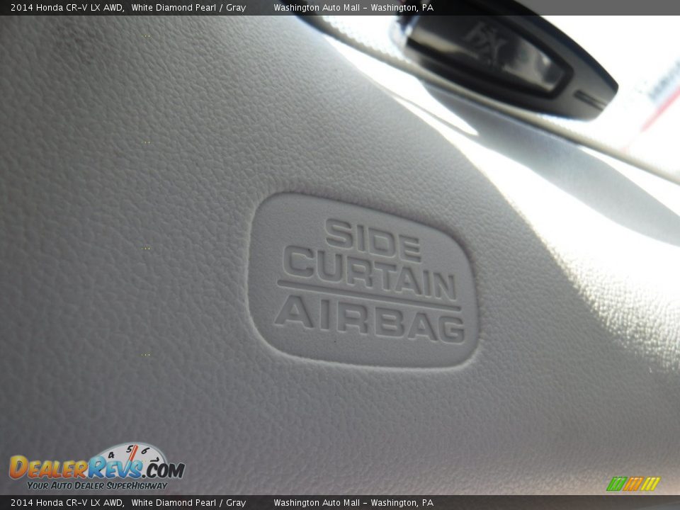 2014 Honda CR-V LX AWD White Diamond Pearl / Gray Photo #19