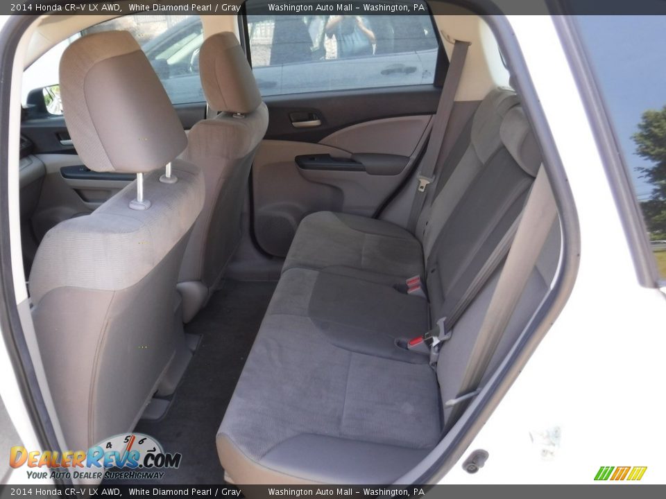 2014 Honda CR-V LX AWD White Diamond Pearl / Gray Photo #20