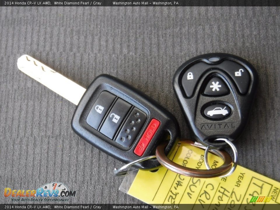 2014 Honda CR-V LX AWD White Diamond Pearl / Gray Photo #22