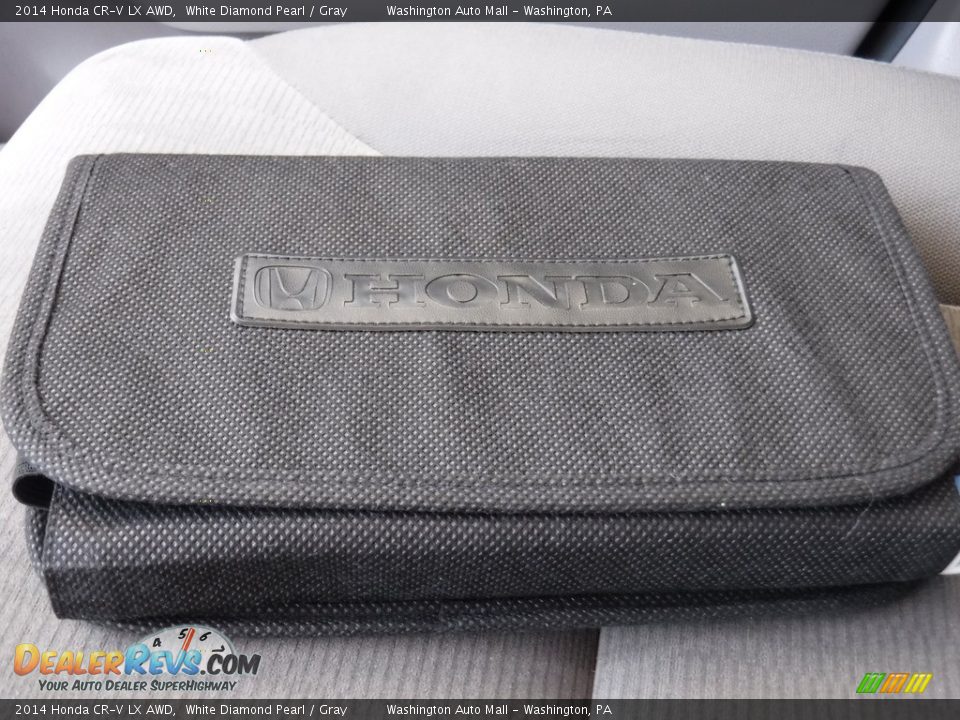 2014 Honda CR-V LX AWD White Diamond Pearl / Gray Photo #23