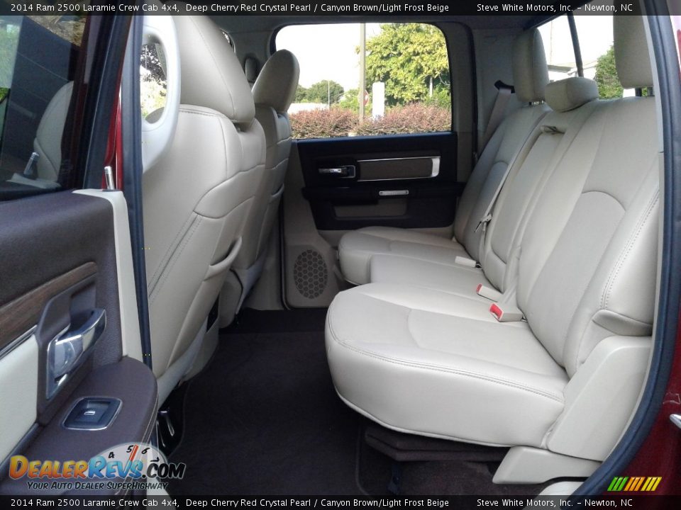 2014 Ram 2500 Laramie Crew Cab 4x4 Deep Cherry Red Crystal Pearl / Canyon Brown/Light Frost Beige Photo #11