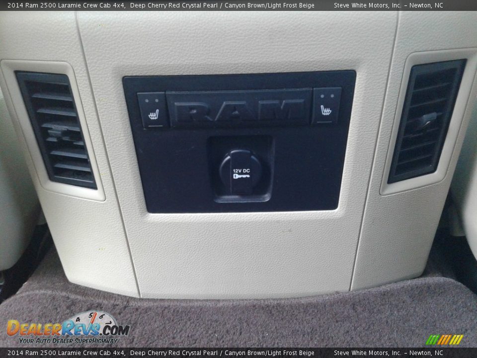 2014 Ram 2500 Laramie Crew Cab 4x4 Deep Cherry Red Crystal Pearl / Canyon Brown/Light Frost Beige Photo #12