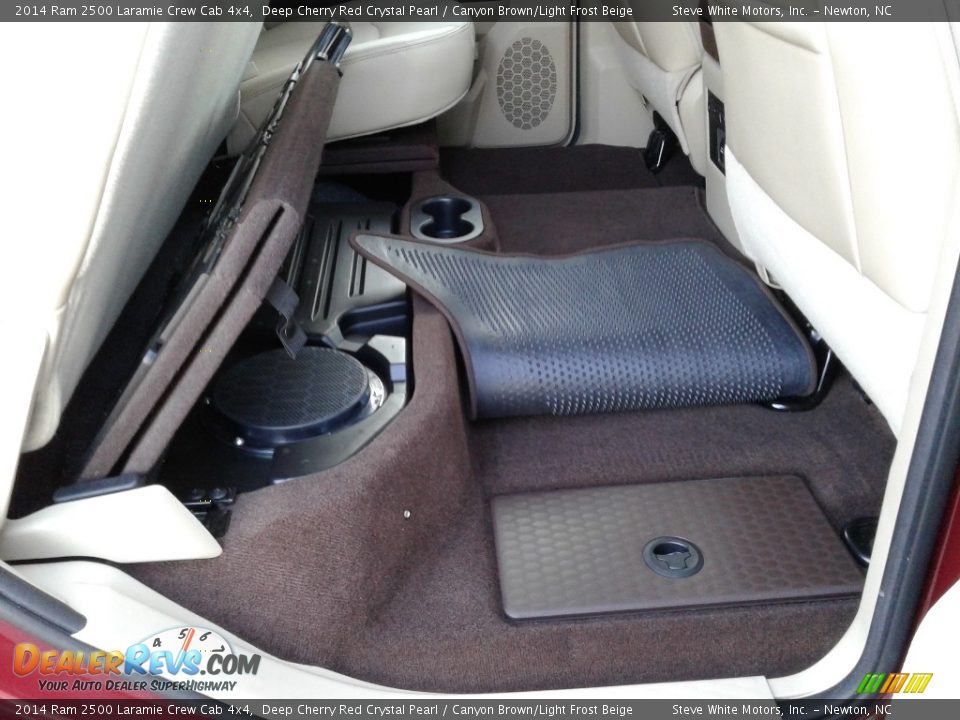 2014 Ram 2500 Laramie Crew Cab 4x4 Deep Cherry Red Crystal Pearl / Canyon Brown/Light Frost Beige Photo #14