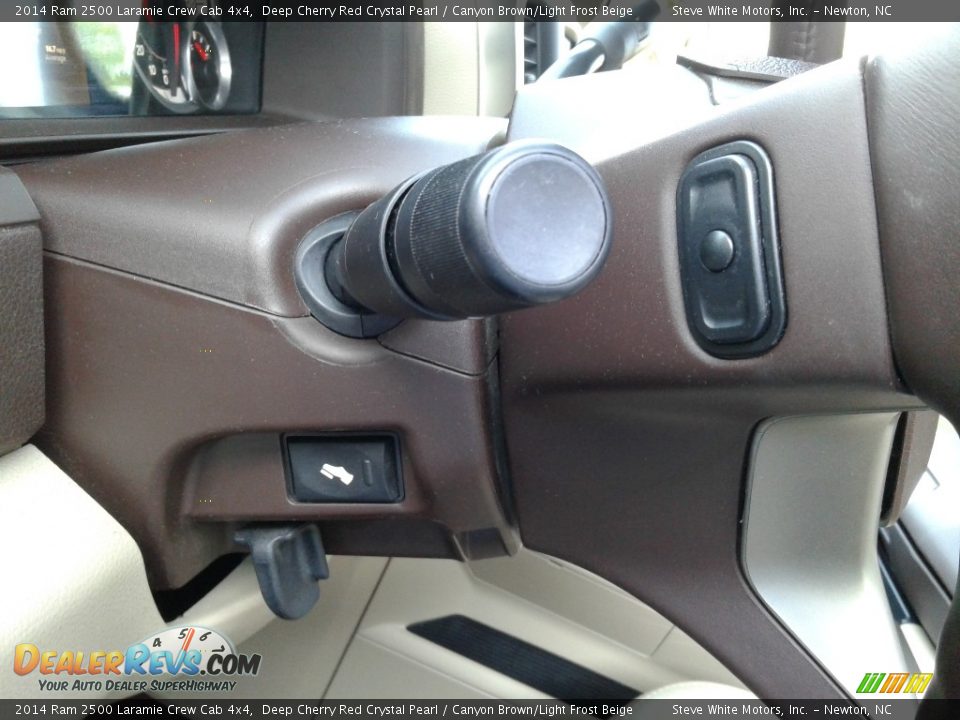 2014 Ram 2500 Laramie Crew Cab 4x4 Deep Cherry Red Crystal Pearl / Canyon Brown/Light Frost Beige Photo #17