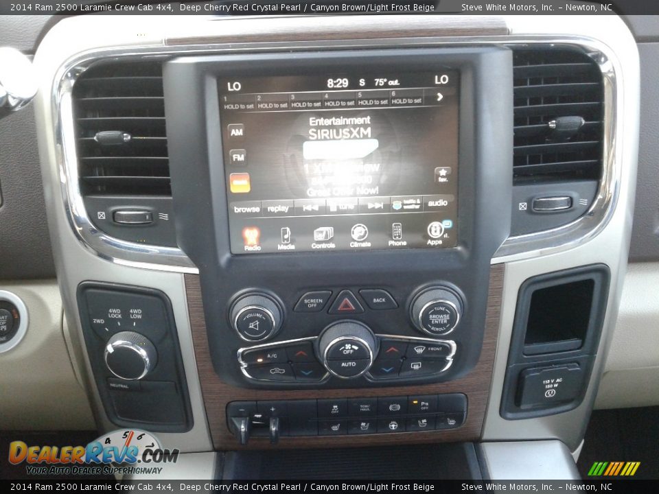 2014 Ram 2500 Laramie Crew Cab 4x4 Deep Cherry Red Crystal Pearl / Canyon Brown/Light Frost Beige Photo #21