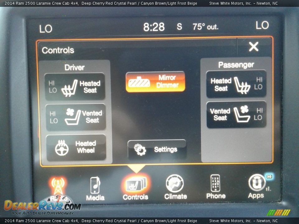 2014 Ram 2500 Laramie Crew Cab 4x4 Deep Cherry Red Crystal Pearl / Canyon Brown/Light Frost Beige Photo #24