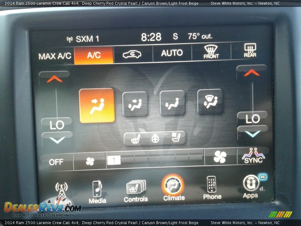 2014 Ram 2500 Laramie Crew Cab 4x4 Deep Cherry Red Crystal Pearl / Canyon Brown/Light Frost Beige Photo #25
