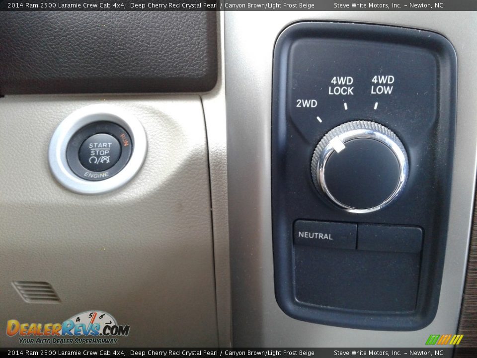 2014 Ram 2500 Laramie Crew Cab 4x4 Deep Cherry Red Crystal Pearl / Canyon Brown/Light Frost Beige Photo #26