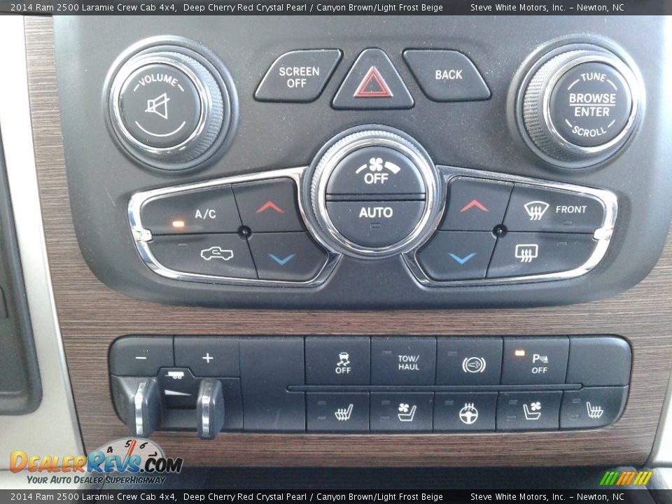 2014 Ram 2500 Laramie Crew Cab 4x4 Deep Cherry Red Crystal Pearl / Canyon Brown/Light Frost Beige Photo #27