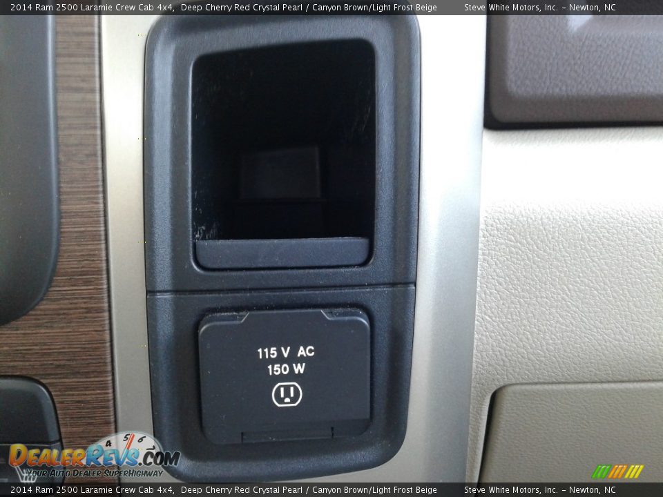 2014 Ram 2500 Laramie Crew Cab 4x4 Deep Cherry Red Crystal Pearl / Canyon Brown/Light Frost Beige Photo #28