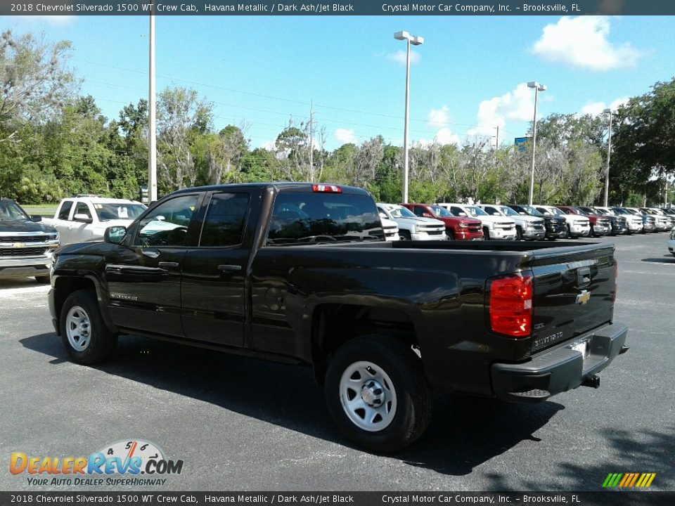 2018 Chevrolet Silverado 1500 WT Crew Cab Havana Metallic / Dark Ash/Jet Black Photo #3