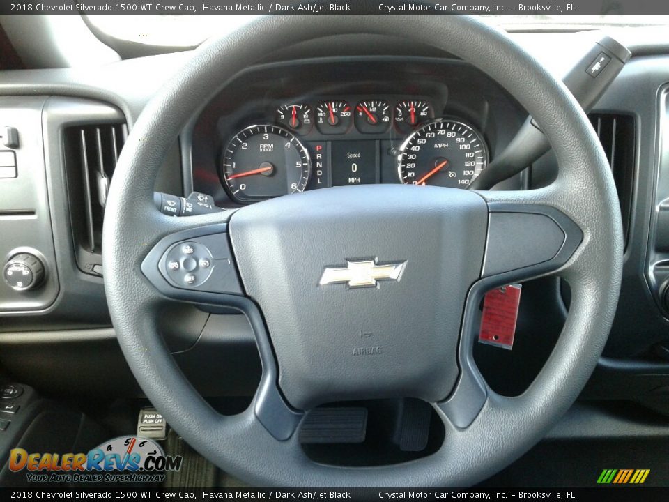 2018 Chevrolet Silverado 1500 WT Crew Cab Havana Metallic / Dark Ash/Jet Black Photo #14