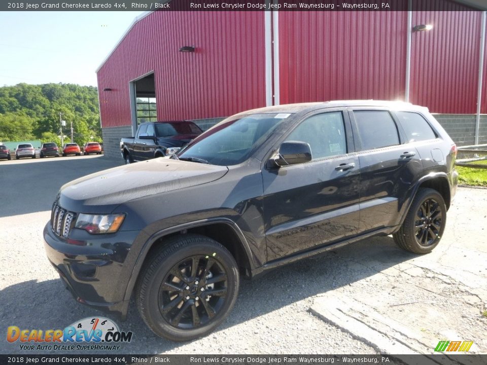 2018 Jeep Grand Cherokee Laredo 4x4 Rhino / Black Photo #1