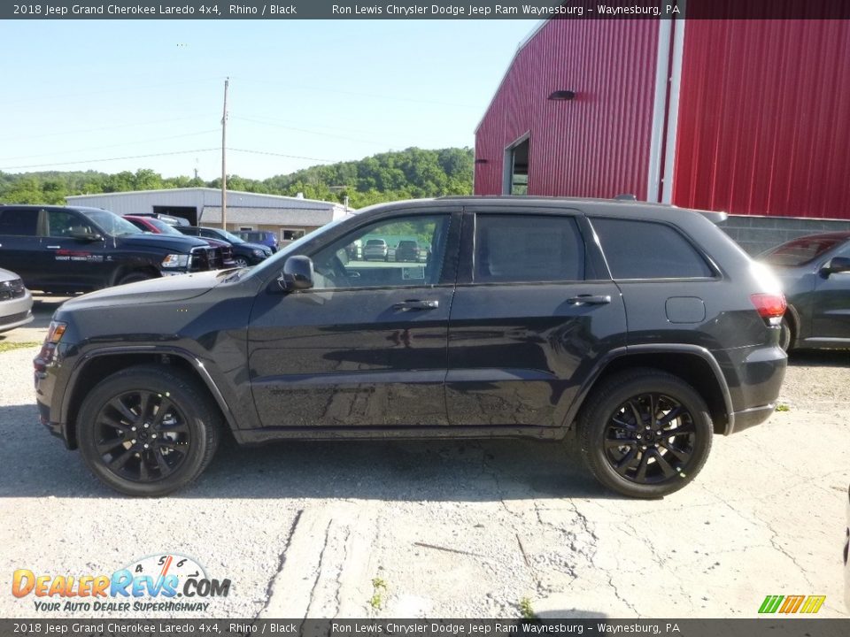 2018 Jeep Grand Cherokee Laredo 4x4 Rhino / Black Photo #2