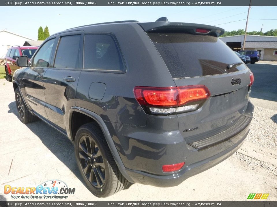 2018 Jeep Grand Cherokee Laredo 4x4 Rhino / Black Photo #3