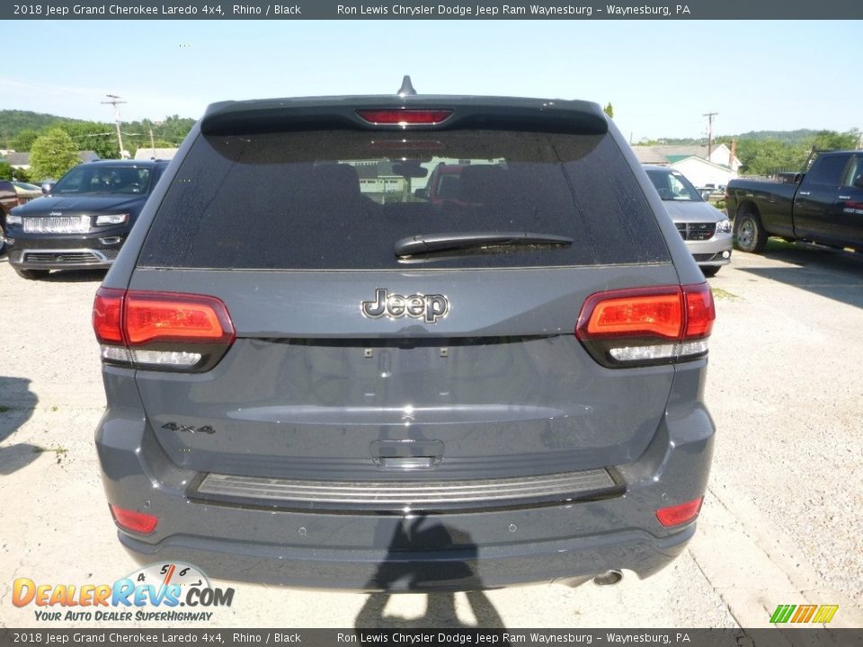 2018 Jeep Grand Cherokee Laredo 4x4 Rhino / Black Photo #4