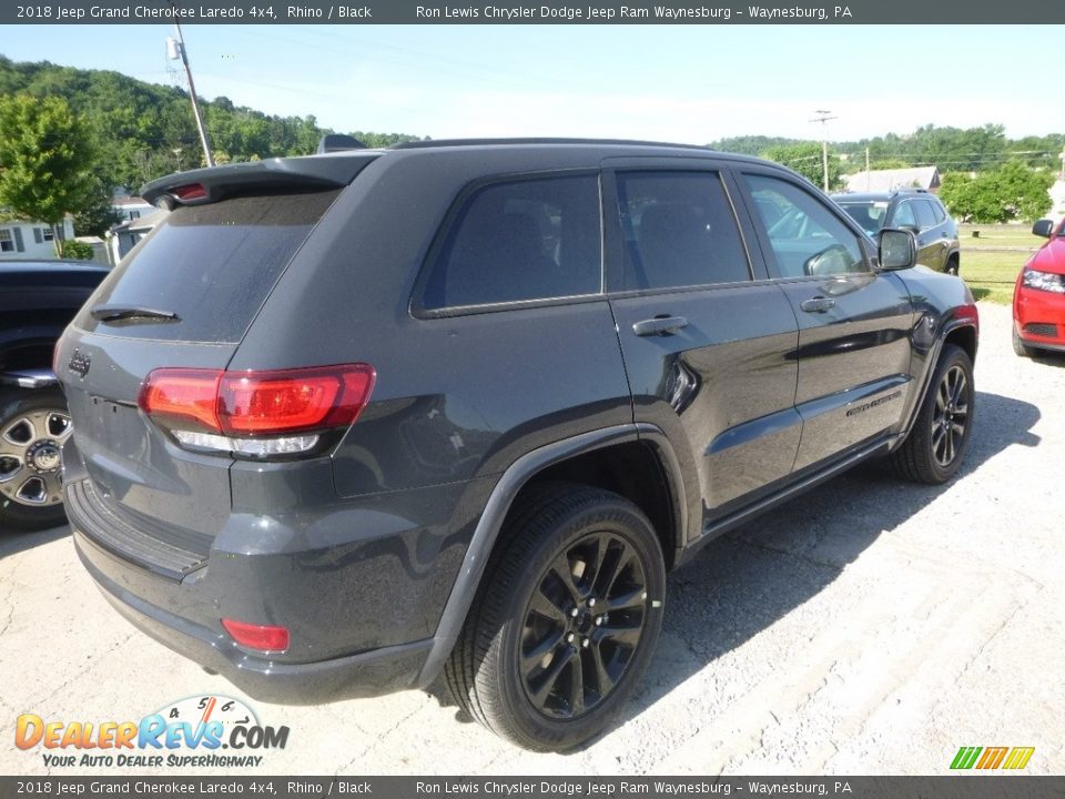 2018 Jeep Grand Cherokee Laredo 4x4 Rhino / Black Photo #5
