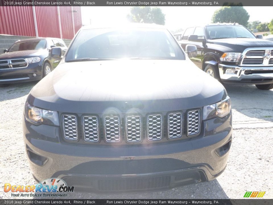 2018 Jeep Grand Cherokee Laredo 4x4 Rhino / Black Photo #8