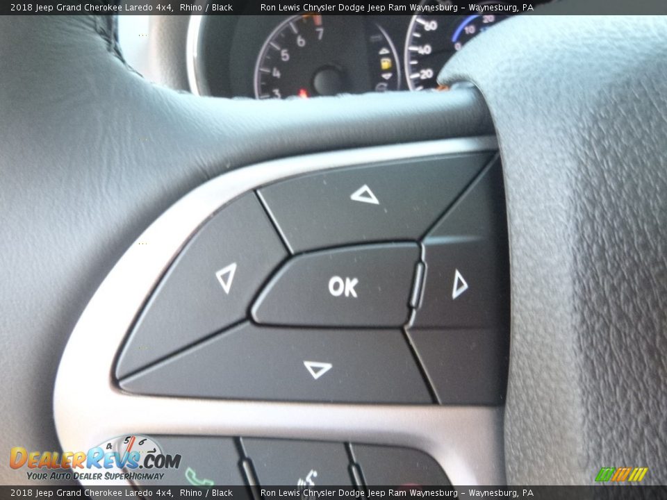 2018 Jeep Grand Cherokee Laredo 4x4 Rhino / Black Photo #15