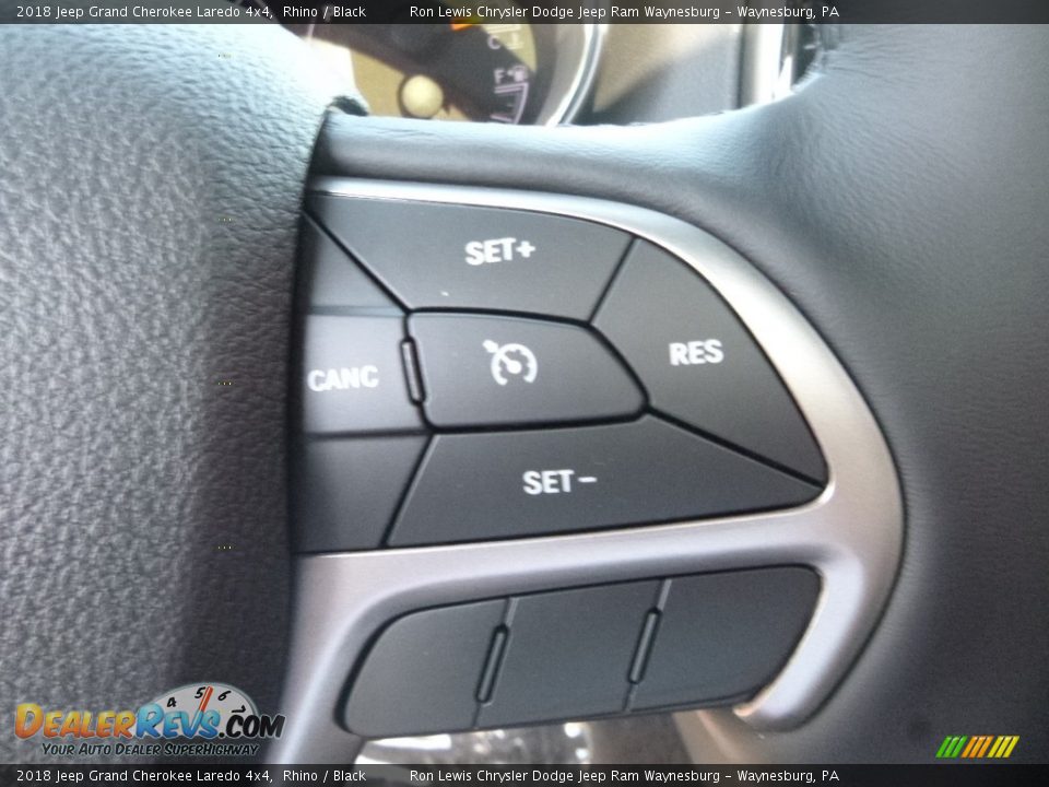 2018 Jeep Grand Cherokee Laredo 4x4 Rhino / Black Photo #16