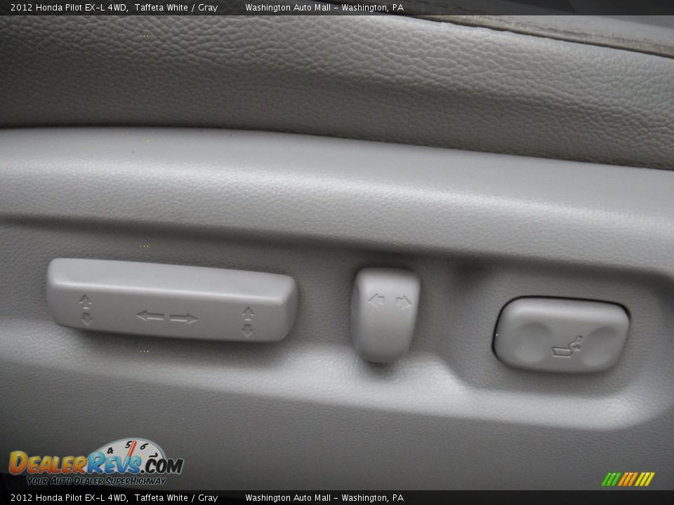 2012 Honda Pilot EX-L 4WD Taffeta White / Gray Photo #16