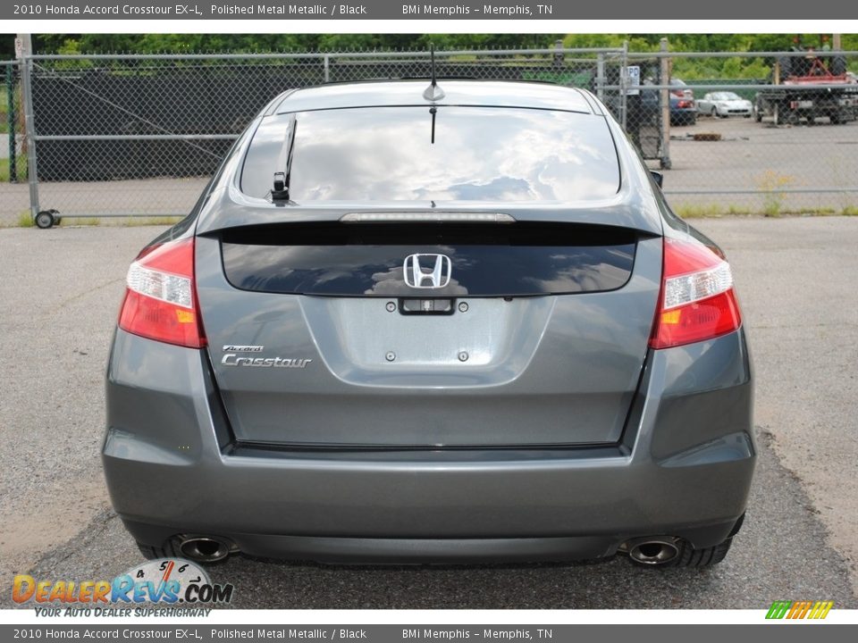 2010 Honda Accord Crosstour EX-L Polished Metal Metallic / Black Photo #4