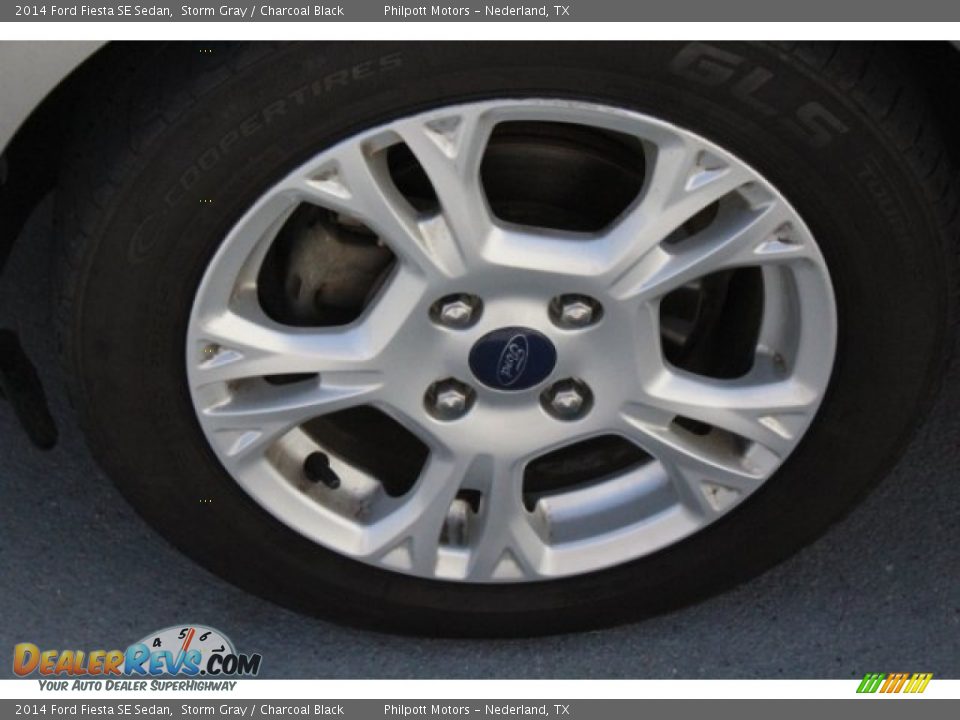 2014 Ford Fiesta SE Sedan Storm Gray / Charcoal Black Photo #5