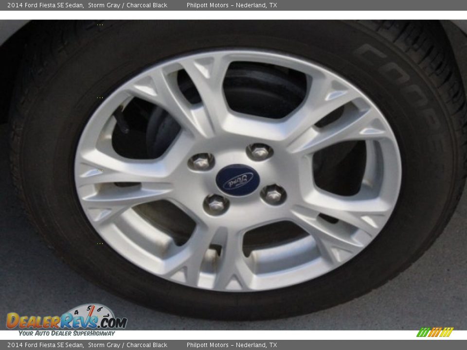 2014 Ford Fiesta SE Sedan Storm Gray / Charcoal Black Photo #6