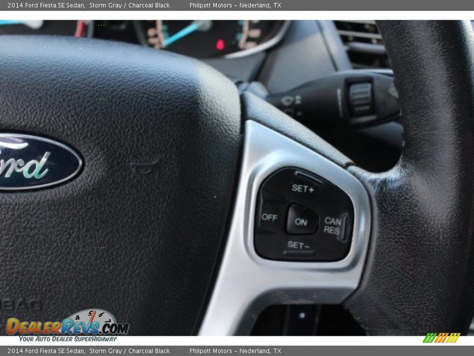 2014 Ford Fiesta SE Sedan Storm Gray / Charcoal Black Photo #21