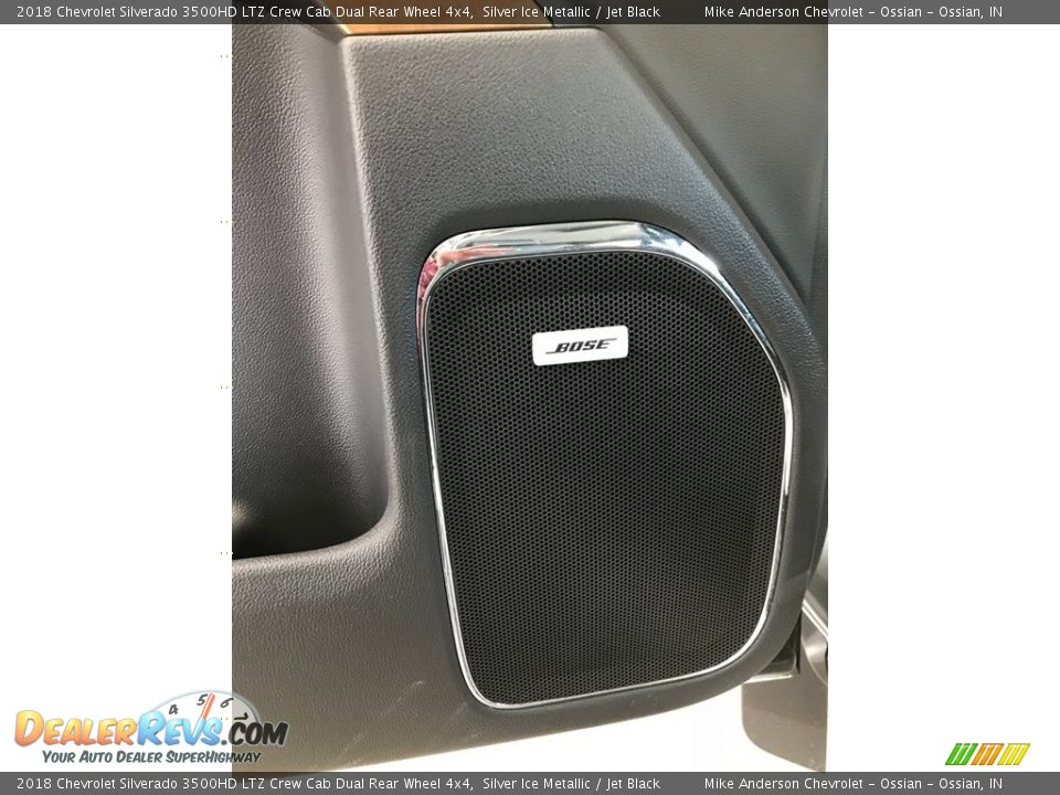 2018 Chevrolet Silverado 3500HD LTZ Crew Cab Dual Rear Wheel 4x4 Silver Ice Metallic / Jet Black Photo #16