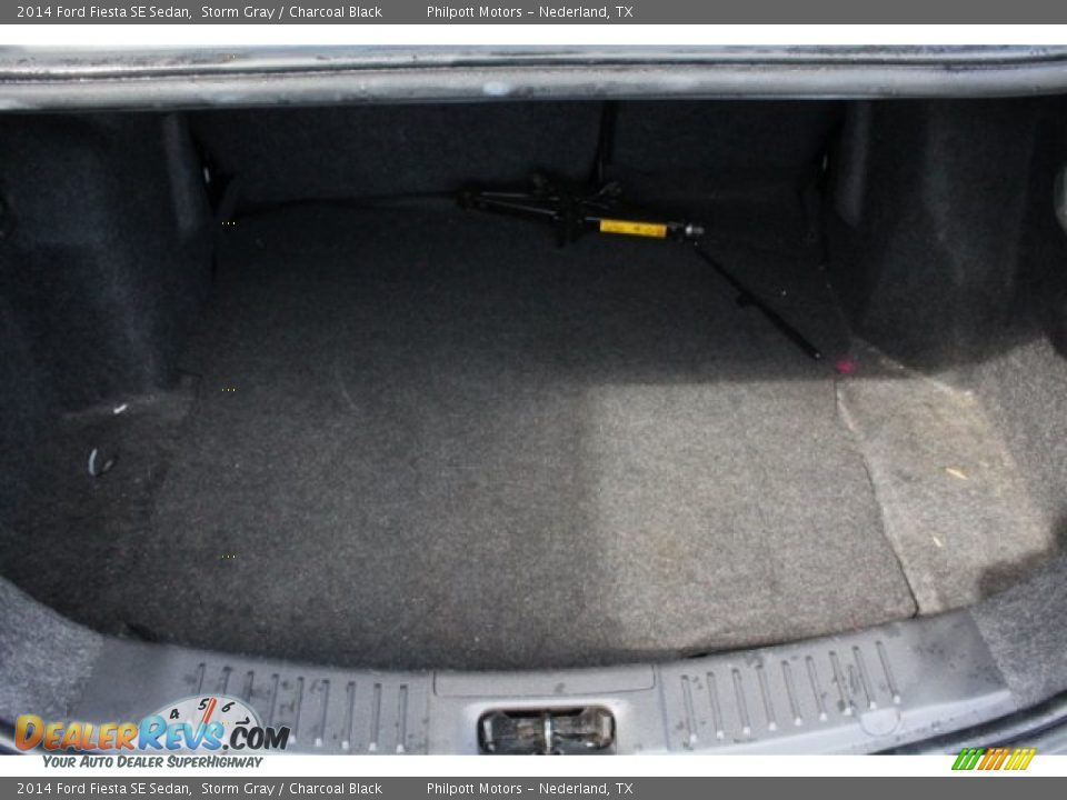 2014 Ford Fiesta SE Sedan Storm Gray / Charcoal Black Photo #28