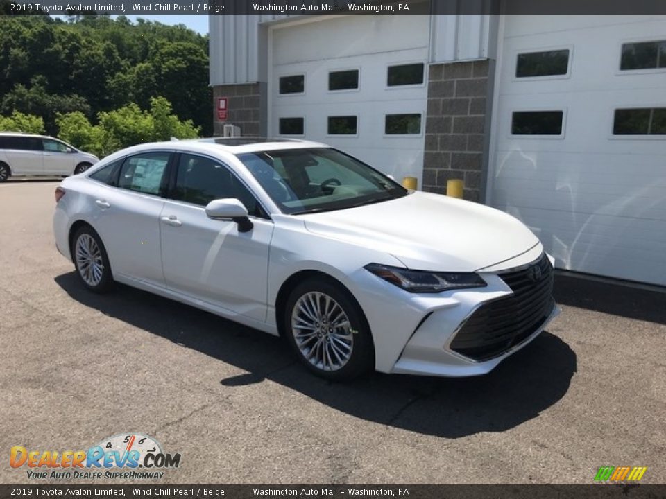2019 Toyota Avalon Limited Wind Chill Pearl / Beige Photo #1