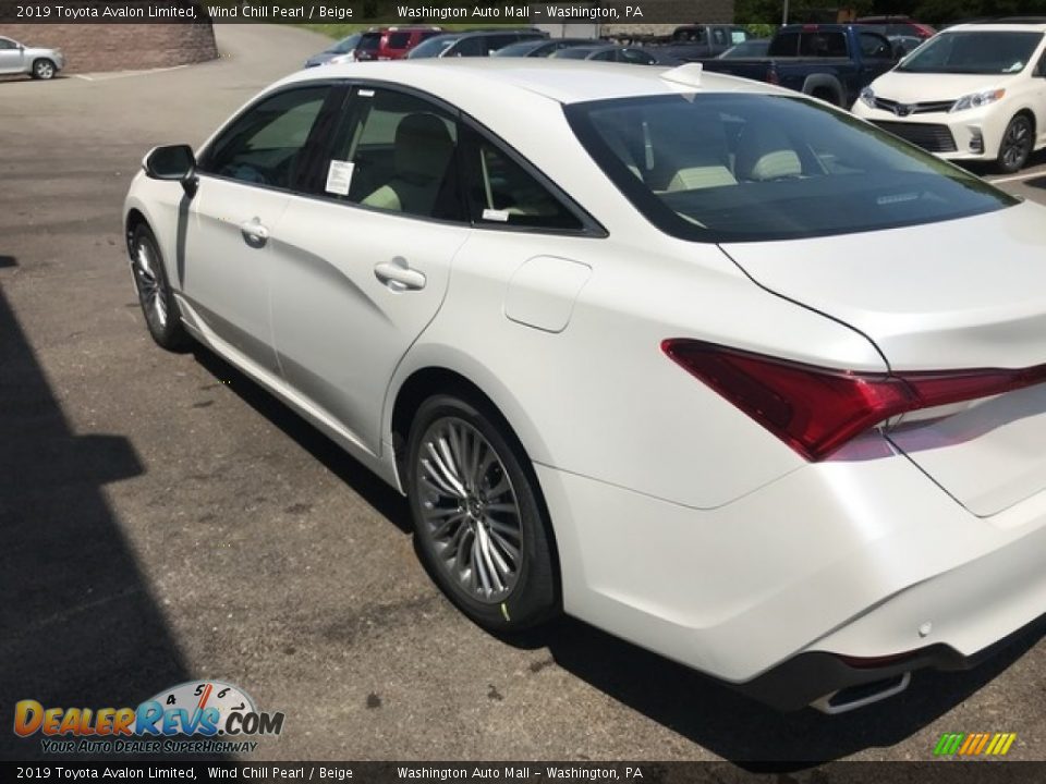2019 Toyota Avalon Limited Wind Chill Pearl / Beige Photo #5