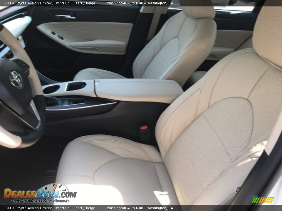 2019 Toyota Avalon Limited Wind Chill Pearl / Beige Photo #10