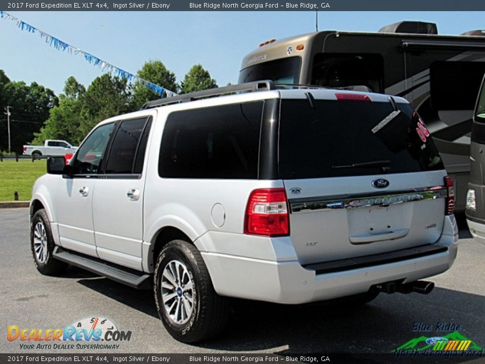 2017 Ford Expedition EL XLT 4x4 Ingot Silver / Ebony Photo #3