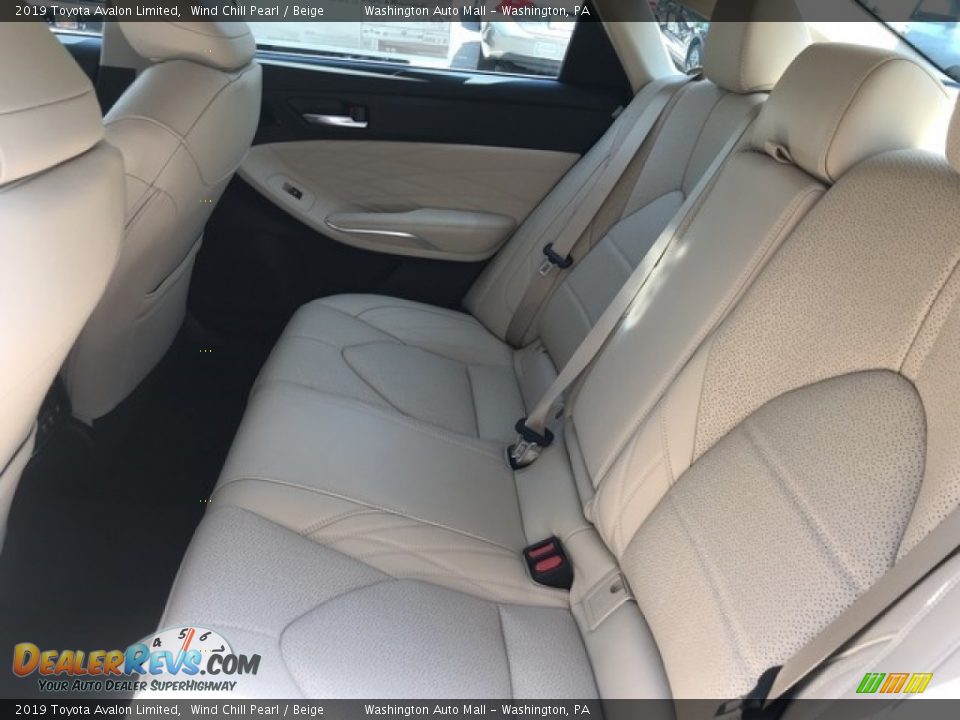 2019 Toyota Avalon Limited Wind Chill Pearl / Beige Photo #19