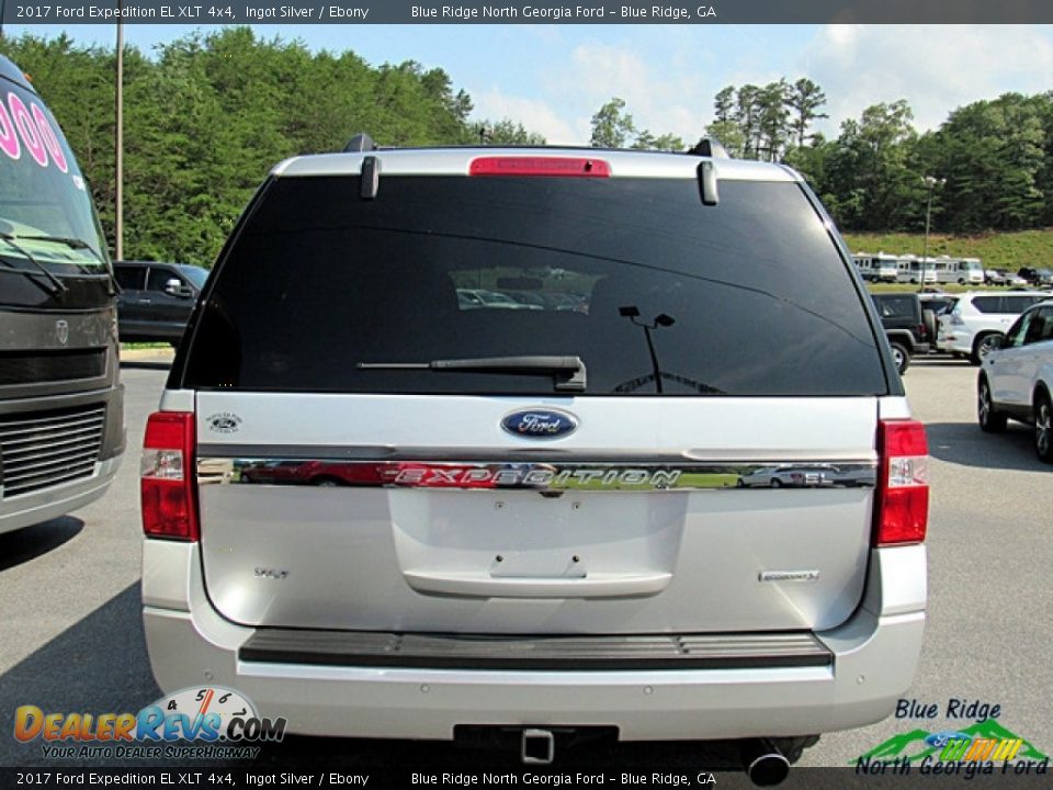 2017 Ford Expedition EL XLT 4x4 Ingot Silver / Ebony Photo #4