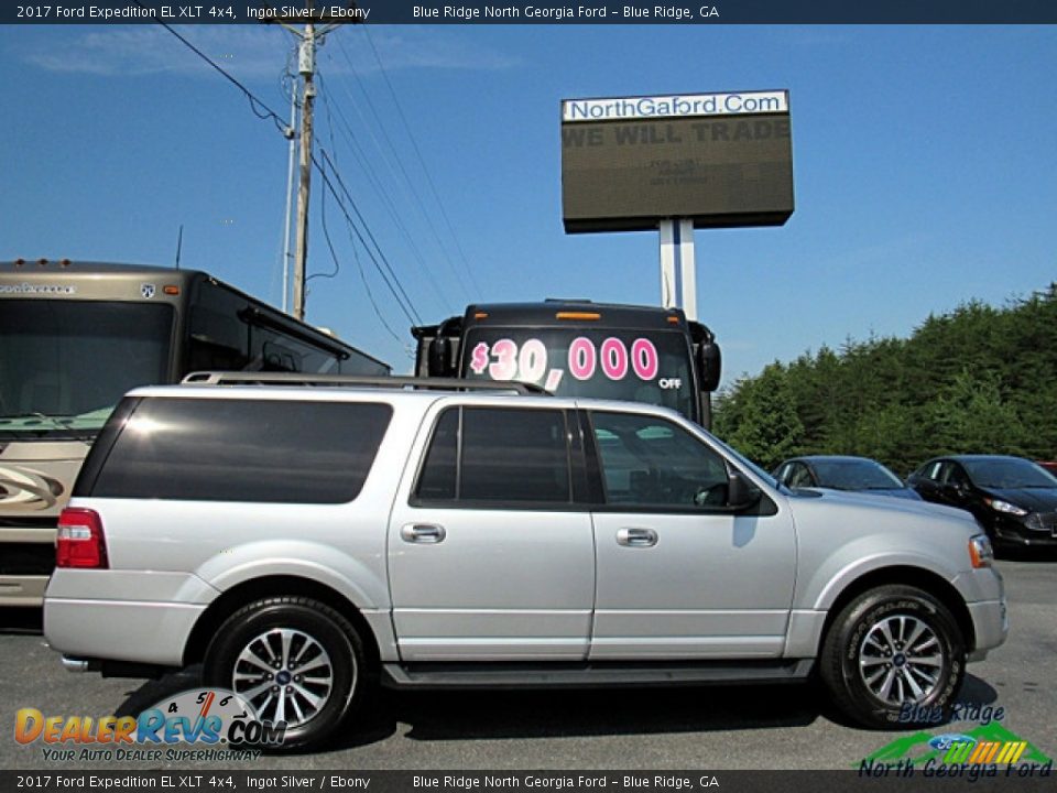 2017 Ford Expedition EL XLT 4x4 Ingot Silver / Ebony Photo #6