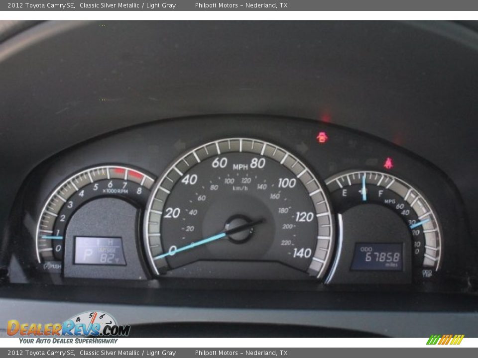 2012 Toyota Camry SE Classic Silver Metallic / Light Gray Photo #19